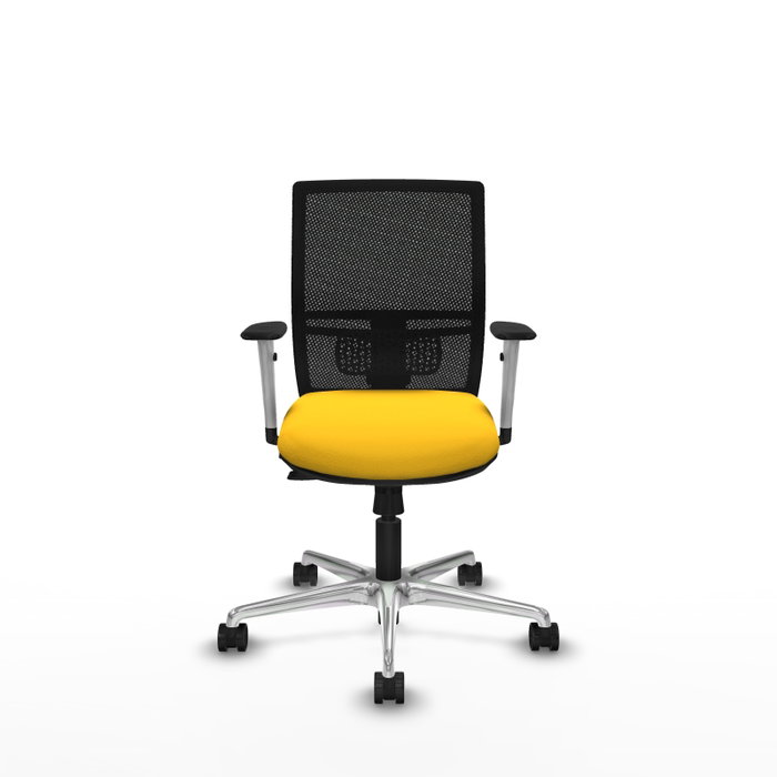PIQUERAS Y CRESPO Silla de oficina Yunquera Amarillo y Negro PIQUERAS Y CRESPO Silla de oficina Yunquera Amarillo y Negro