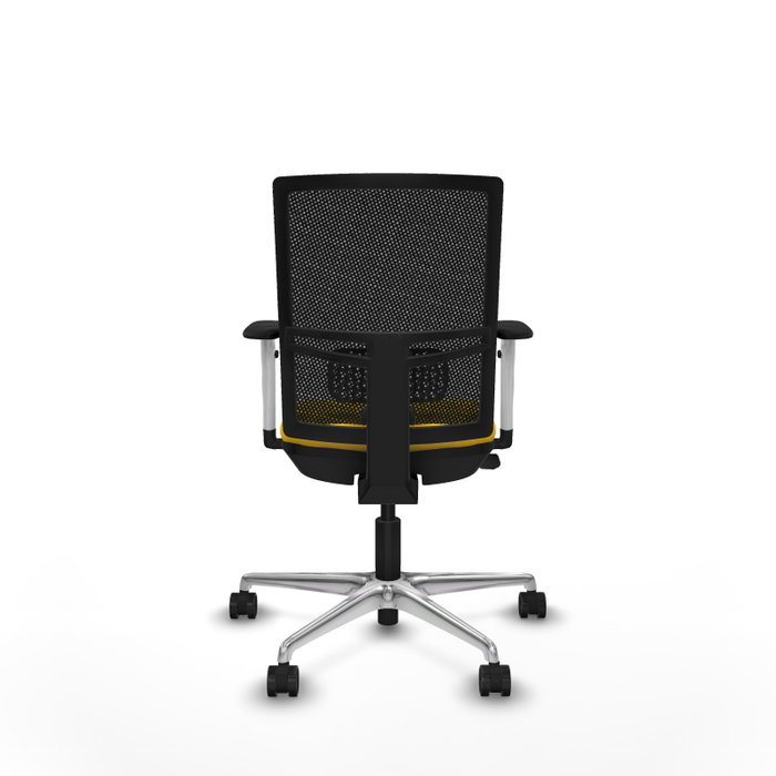 PIQUERAS Y CRESPO Silla de oficina Yunquera Amarillo y Negro PIQUERAS Y CRESPO Silla de oficina Yunquera Amarillo y Negro