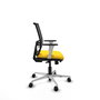 PIQUERAS Y CRESPO Silla de oficina Yunquera Amarillo y Negro