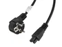 Lanberg CA-C5CA-11CC-003-BK Cable de Alimentación C5 Angular a CEE7/7 3m Negro