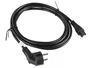 Lanberg CA-C5CA-11CC-003-BK Cable de Alimentación C5 Angular a CEE7/7 3m Negro