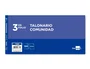 Liderpapel Talonario Comunidad 106 Tres en Folio con IVA Original 205 x 102 mm