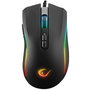 Rampage SMX-R44V2 Ratón Gaming 12800 DPI RGB LED 1kHz HUANO Makro Negro