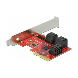 DeLOCK Tarjeta SATA PCI Express x4 de 6 puertos - Low Profile