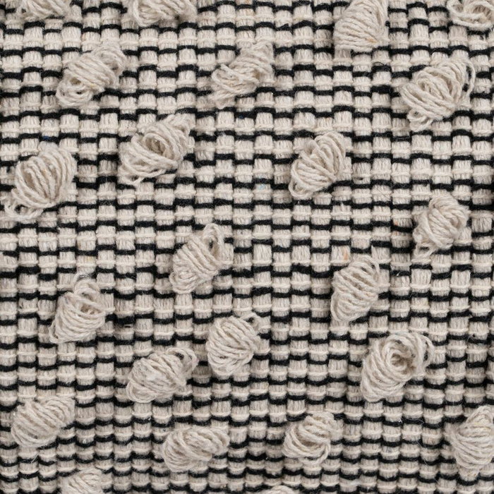 Ixia Cojín de Decoración Beige-Negro 30 x 60 cm