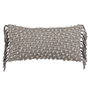 Ixia Cojín de Decoración Beige-Negro 30 x 60 cm