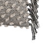 Ixia Cojín de Decoración Beige-Negro 30 x 60 cm