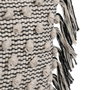 Ixia Cojín de Decoración Beige-Negro 30 x 60 cm