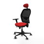PIQUERAS Y CRESPO Silla de oficina Jorquera Sincro/Traslack Rojo/Negro