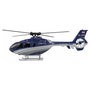 AMEWI The Flying Bulls EC135 PRO Helicóptero a Escala 1:32, RC de 6 Canales, RTF con Motor Brushless, Azul/Gris, para Principiantes 16+