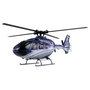 AMEWI The Flying Bulls EC135 PRO Helicóptero a Escala 1:32, RC de 6 Canales, RTF con Motor Brushless, Azul/Gris, para Principiantes 16+