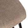 Taburete Taupe Tejido-Metal Salón 45,50 X 45 X 105,50 cm (Set de 4)
