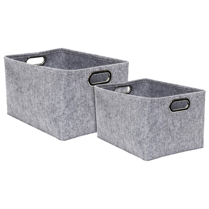 Home Deco Factory Juego de 2 cestas para almacenar VALLEE OUTLET Home Deco Factory Juego de 2 cestas para almacenar VALLEE OUTLET