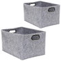 Home Deco Factory Juego de 2 cestas para almacenar VALLEE OUTLET
