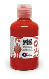 Pintura Acrilica Tcolors 250 Ml (Botella) Rojo