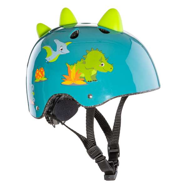 Molto Casco Dinosaurio para Niños 2+ Años, 25x22x15 cm, Juego en Español e Inglés