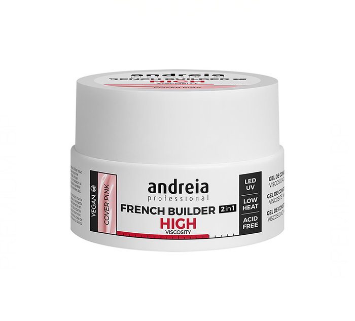 Andreia French Builder Gel Alta Viscosidad Cover Pink Andreia French Builder Gel Alta Viscosidad Cover Pink