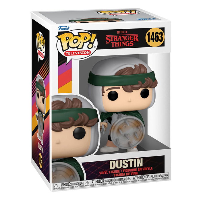 Funko Pop Stranger Things Dustin Figura de Vinilo 9cm Coleccionable