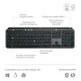 Logitech MX Keys S Teclado Inalambrico Bluetooth Retroiluminado Teclas Silenciosas Grafito