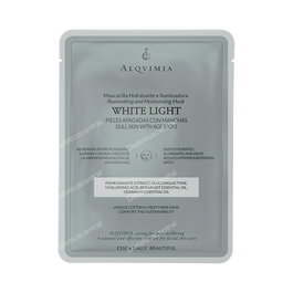ALQVIMIA Mascarilla Facial Eb White Light Iluminadora Cuidado Pieles Apagadas y con Manchas 1Ud.