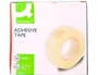 Q-connect Cinta adhesiva transparente 33 m x 12 mm, encelofanada, para embalar y sujeción de materiales ligeros