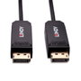 LINDY Cable DisplayPort 2.0 15 m Negro 38521 - Conector Macho a Macho, 8K 60Hz, 24 Gbit/s
