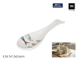 Inde Reposacucharas de Madera Peixe, 24.7 x 7.2 x 2.6 cm (24 Unidades)