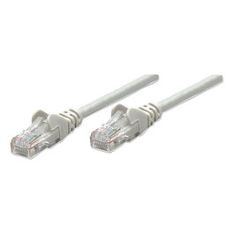 Intellinet Patchkabel RJ45 Cat6 U/UTP 15m Gris con Hebelschutz