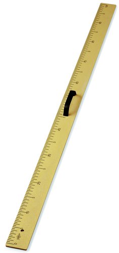 Faibo Regla de Encerado Plástico Imitación Madera 100 cm
