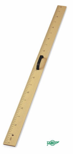 Faibo Regla de Encerado Plástico Imitación Madera 100 cm