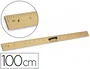 Faibo Regla para encerado imitación madera 100 cm