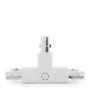 Conector T Carril Trifásico Blanco