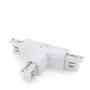 Conector T Carril Trifásico Blanco