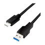 LogiLink CU0168 Cable USB-C 3.2 Gen1 a USB-A, Macho a Macho, 5 Gbit/s, Negro, 1 Metro
