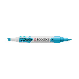 Ecoline Marcador Punta Doble Azul Celeste (Cian) 578