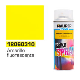 MAURER Spray Pintura Amarillo Fluorescente 400 ml
