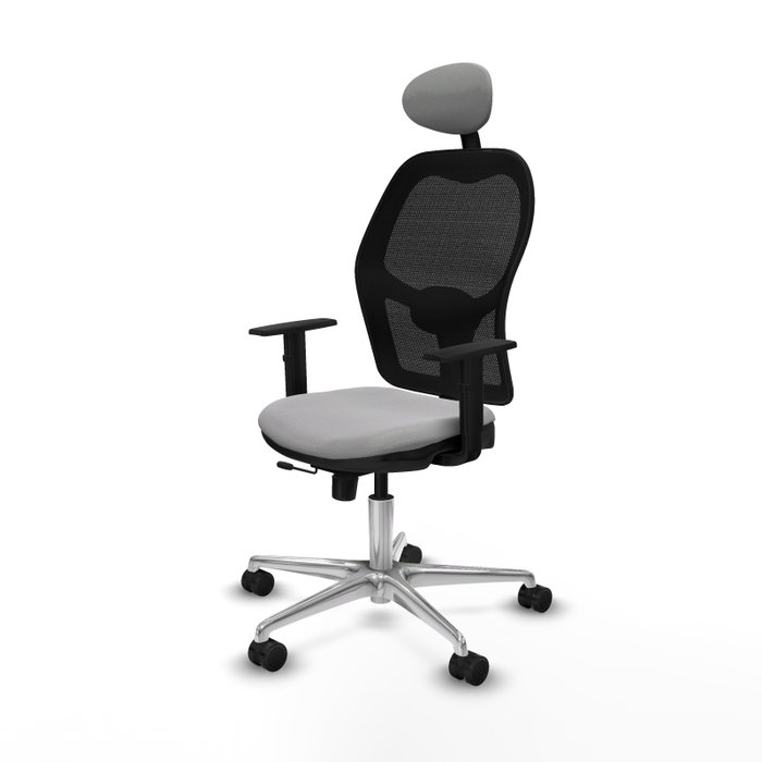 PIQUERAS Y CRESPO Silla de oficina Jorquera Gris claro y Negro PIQUERAS Y CRESPO Silla de oficina Jorquera Gris claro y Negro