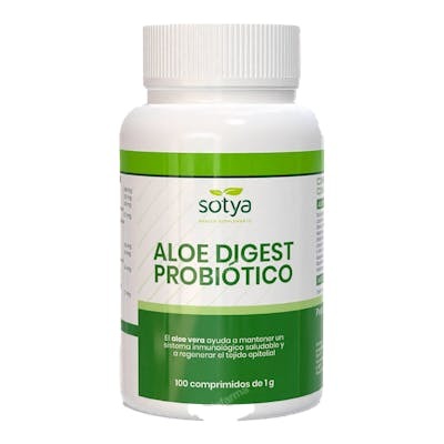 SOTYA Aloe Digest Probiótico 100 Comprimidos Masticables SOTYA Aloe Digest Probiótico 100 Comprimidos Masticables
