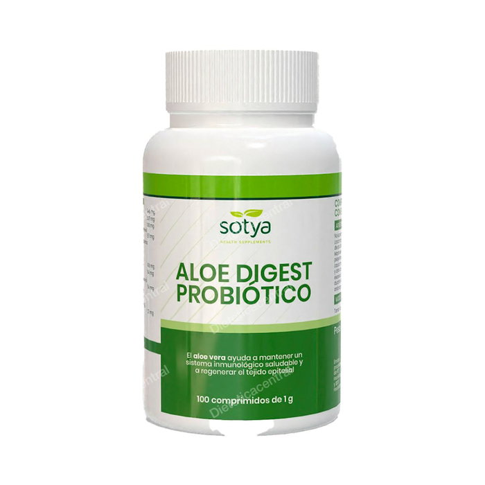 SOTYA Aloe Digest Probiótico 100 Comprimidos Masticables