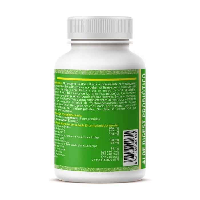 SOTYA Aloe Digest Probiótico 100 Comprimidos Masticables SOTYA Aloe Digest Probiótico 100 Comprimidos Masticables