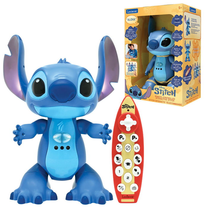 Lexibook Figura Stitch teledirigida e interactiva bilingüe Lexibook Figura Stitch teledirigida e interactiva bilingüe