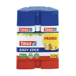 Tesa EASY STICK ecoLOGO Barras de Pegamento 25,0 g + 1 de Regalo