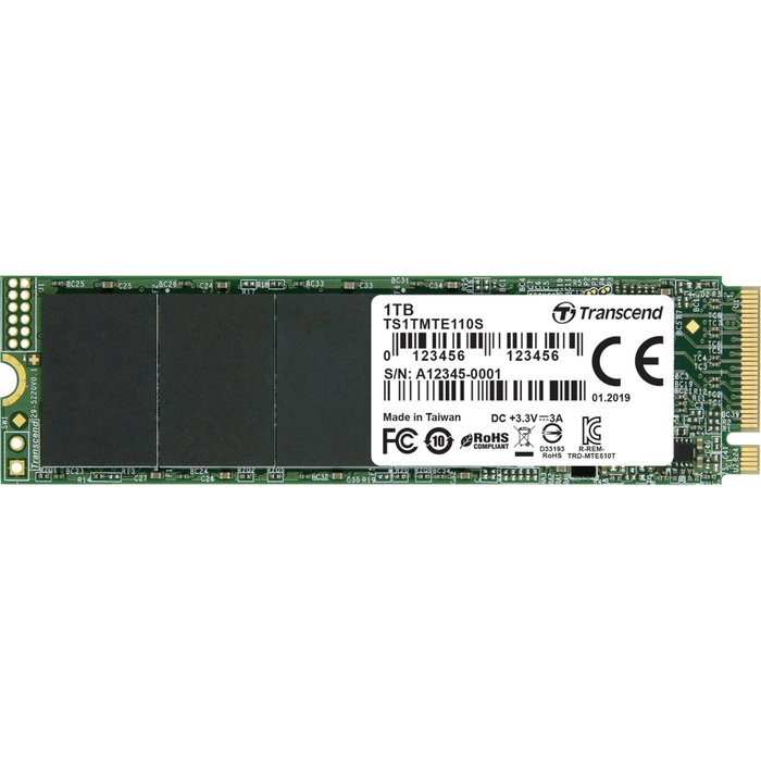 Transcend 110S 1 TB M.2 2280 PCIe Gen3x4 Transcend 110S 1 TB M.2 2280 PCIe Gen3x4