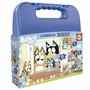 EDUCA BORRAS Maleta de Puzzles Progresivos Bluey 12-16-20-25 Piezas