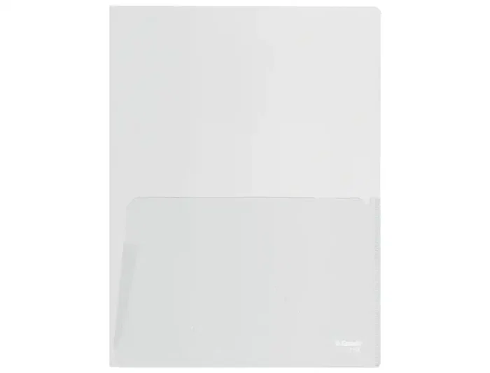 ESSELTE Paq.5 sobres-dossiers doble PP canguro A4 cristal