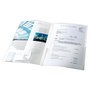 Esselte Paq.5 sobres-dossiers doble PP canguro A4 cristal