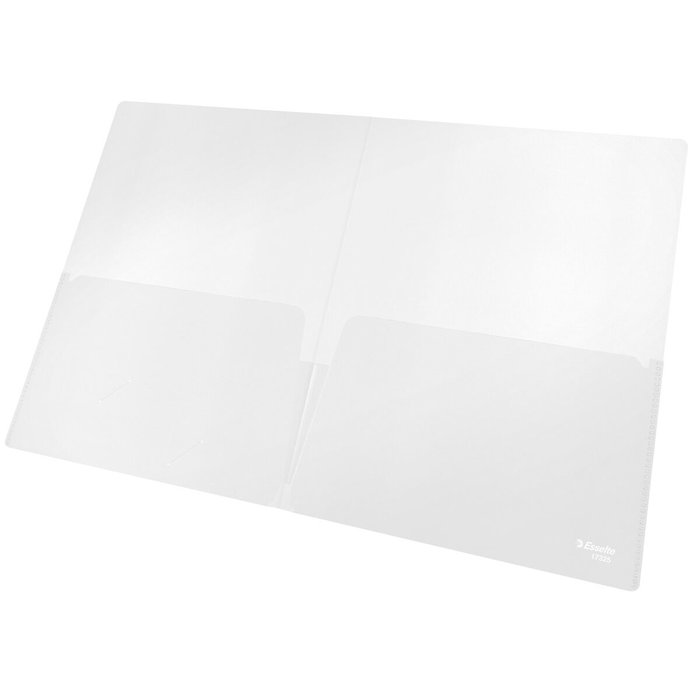 Esselte Paq.5 sobres-dossiers doble PP canguro A4 cristal Esselte Paq.5 sobres-dossiers doble PP canguro A4 cristal