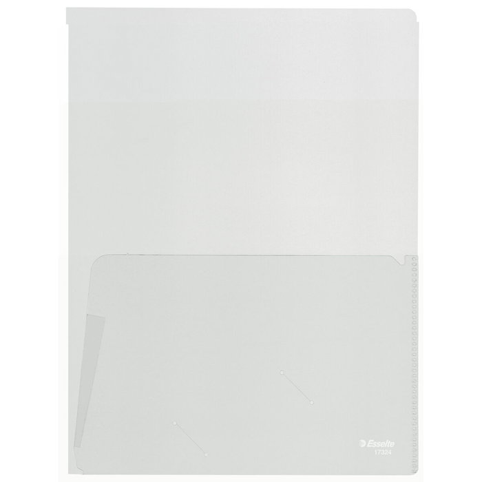 Esselte Paq.5 sobres-dossiers doble PP canguro A4 cristal Esselte Paq.5 sobres-dossiers doble PP canguro A4 cristal
