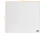 Nobo Pizarra de Cristal Magnética Blanca 450x450 mm