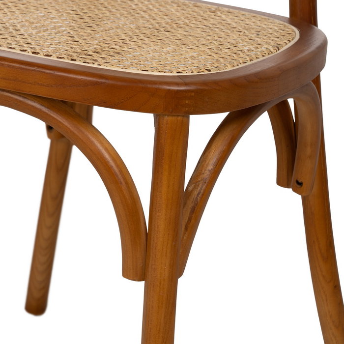 Silla Miel Madera de Olmo Contract 44,50 X 41,50 X 89 cm Silla Miel Madera de Olmo Contract 44,50 X 41,50 X 89 cm